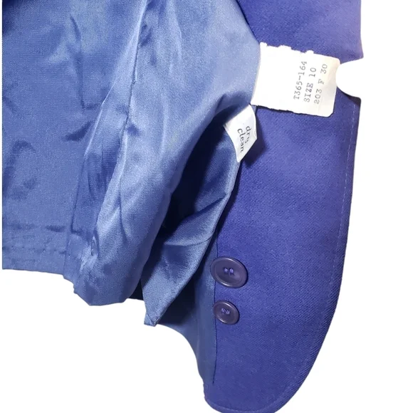 Pendleton Vintage Womens Size 10 One Button Wool Blazer - Picture 4 of 6